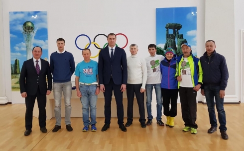Знаменитый марафонец Николай Дужий посетил Караганду