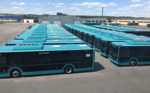 Новые автобусы на маршрутах № 45 и № 145 вышли на линию в Караганде