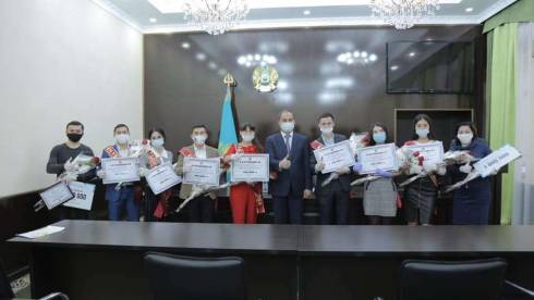 Молодые предприниматели получили гранты акима Жезказгана