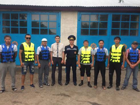 14 человек прошли 3-х дневное обучение на базе водноспасательной станции