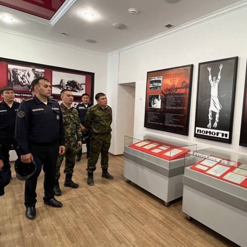 В день памяти жертв политических репрессий сотрудники ДЧС посетили музей Карлага
