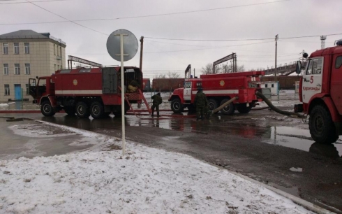 Спасатели СПиАСР ДЧС Карагандинской области ликвидируют последствия паводка