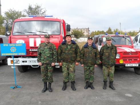 Силы и средства города Темиртау приняли участие в Республиканских командно-штабных учениях «Жер-2014»