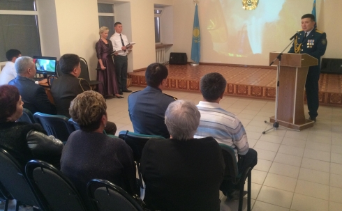 В канун празднования Дня спасателя в Управлении по ЧС города Караганды проведено торжественное собрание