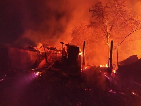 Один человек погиб при пожаре в Карагандинской области