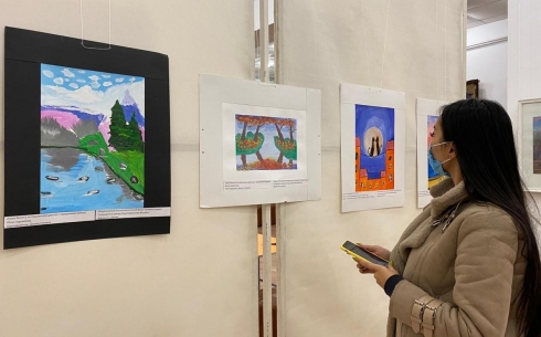 В карагандинском музее ИЗО действует выставка работ детей с особыми потребностями