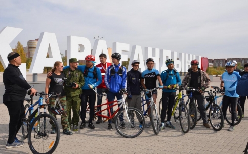 Участники уникального велопробега приехали в Караганду