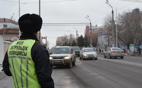 В рамках «Недели безопасности дорожного движения» в Темиртау было остановлено более сотни автомобилей