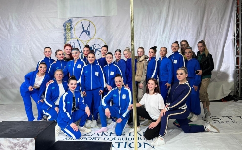 Карагандинские пилонистки завоевали 21 медаль на чемпионате Казахстана