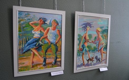 Февральское лето: в Караганде действует выставка-продажа работ Олега Дроздова