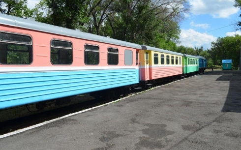 Торжественное открытие Карагандинской детской железной дороги ожидается в воскресенье 