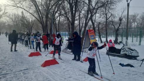 Более 180 спортсменов участвуют в чемпионате Карагандинской области по лыжным гонкам