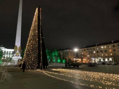 В Караганде определили дату зажжения главной ёлки и время новогодних концертов