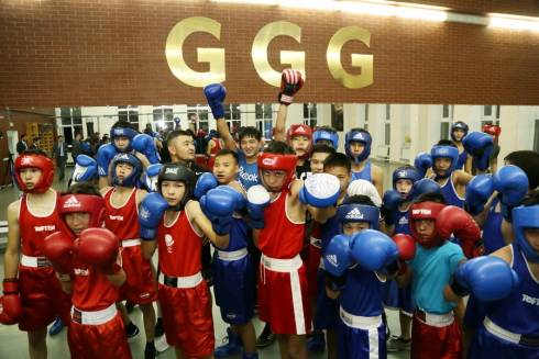 «GGG, алға!» - Юные карагандинские спортсмены провели флешмоб в поддержку Головкина