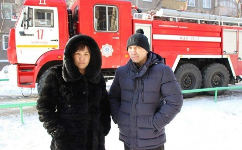 В Караганде трое детей спасены при пожаре неравнодушными соседями