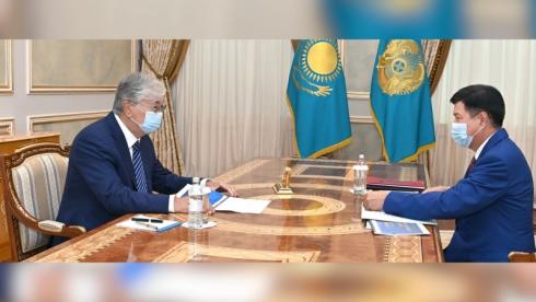 Президент Токаев принял председателя Верховного суда Асанова