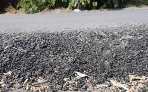 Жители улицы Степная жалуются на качество отремонтированной дороги