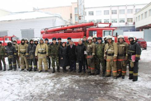 Во Дворце культуры горняков проведено пожарно-тактическое учение