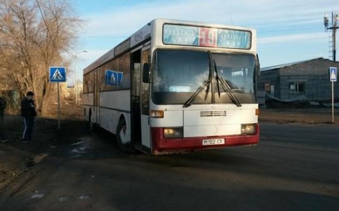 В Караганде автобус №19 сбил пешехода 
