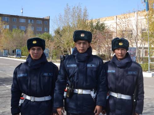 Военнослужащие Национальной гвардии отличились доблестью в Караганде