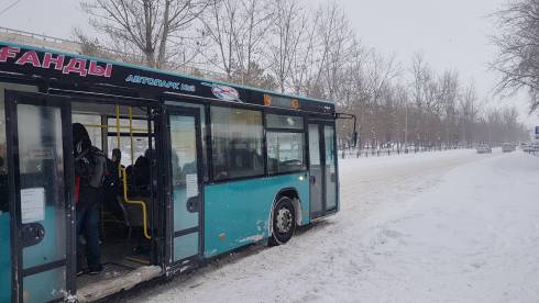 До скольких сегодня будет работать общественный транспорт в Караганде?