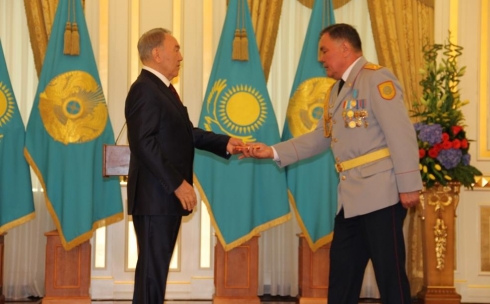 Начальнику ДВД Карагандинской области присвоено высшее воинское специальное звание -  генерал-майор полиции