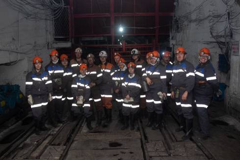 Карагандинские художники спустились на нулевой горизонт шахты 