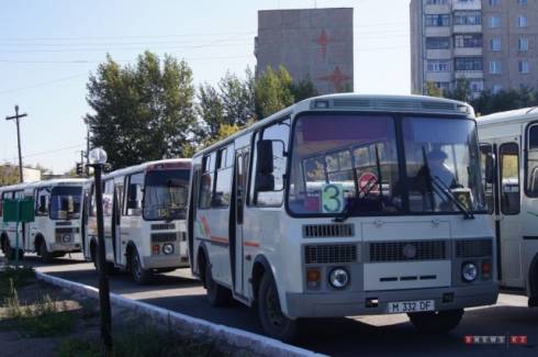 В Темиртау из-за дефицита бензина встал общественный транспорт