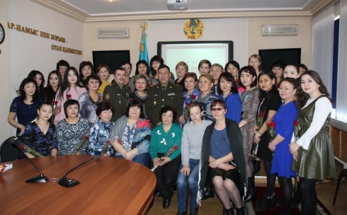 Международный женский день отметили в Департаменте по ЧС Карагандинской области