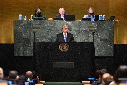 Опубликован полный текст выступления Президента РК на Общих дебатах в рамках 77-й сессии Генассамблеи ООН