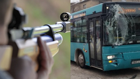 Вознаграждение объявил автопарк за информацию о стрелявших по автобусам в Караганде
