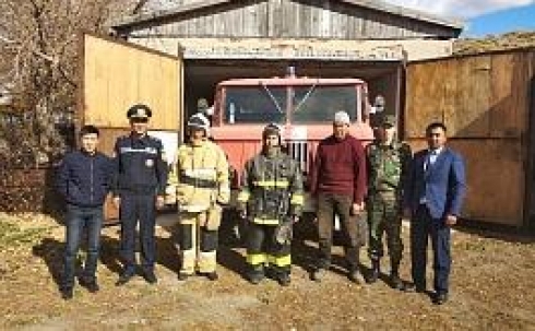 В селе Талды Шетского района открылся пожарный пост