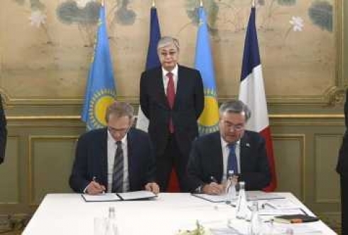 Какие документы подписаны в рамках официального визита Президента РК во Францию