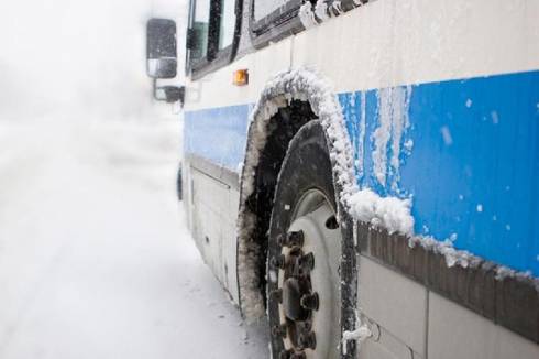 В Карагандинской области спасли пассажиров автобуса, съехавшего в кювет