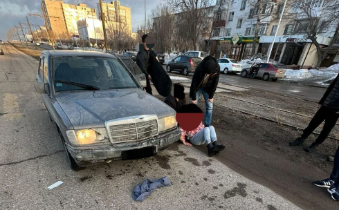 В Темиртау на пешеходном переходе сбили девушку