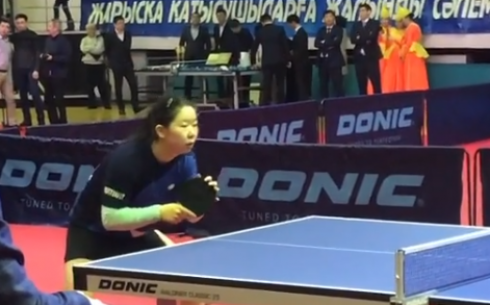 Карагандинка стала абсолютной чемпионкой Казахстана по настольному теннису