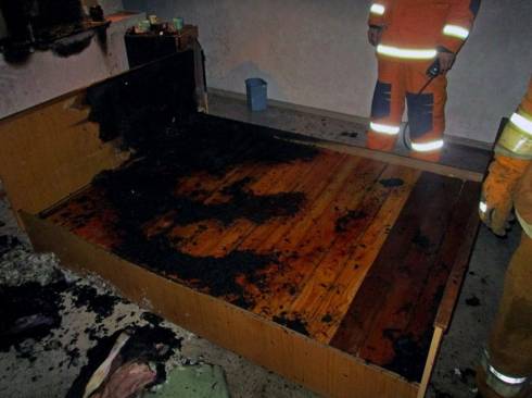 В Темиртау женщина сгорела на кровати