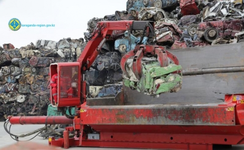 Из отходов завода по утилизации старых автомобилей будут производить сталь, резиновую крошку и углеводороды