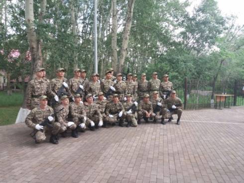 В Караганде состоялась торжественная присяга воспитанников Военно-технической школы им.Мамраева