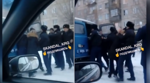 Напавших на полицейских жителей Сатпаева осудили