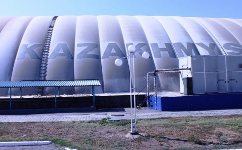 Руководство Казахмыс-спорт прокомментировало восстановление поврежденного купола футбольного поля СОКа в Сатпаеве