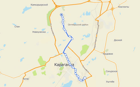 В Караганде курсируют всего два автобуса 49 маршрута