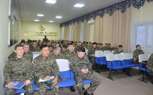 В воинских частях регионального командования «Орталық» начался зимний период обучения