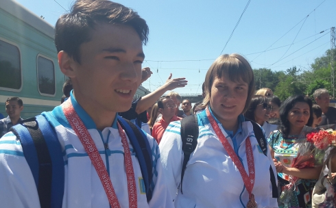 В Караганде встретили призеров Сурдлимпийских игр