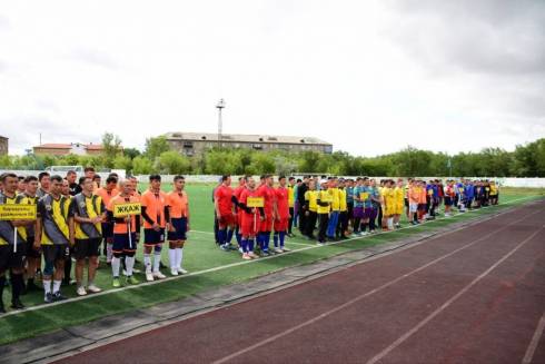 Турнир по мини-футболу прошел среди полицейских в Карагандинской области