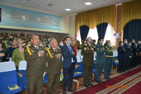 55-летие празднует одна из старейших воинских частей в Караганде