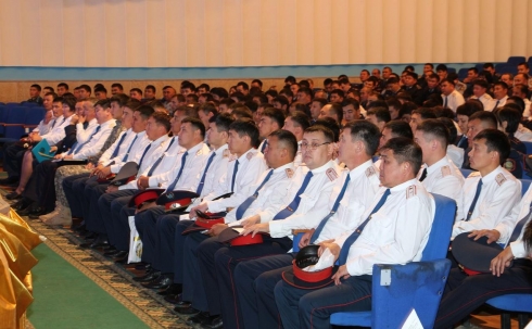 В Жезказгане провели слет молодых сотрудников полиции и их наставников