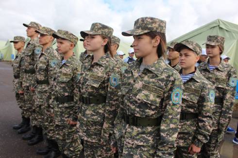 Юные патриоты прибыли на военно-патриотический сбор «Айбын»