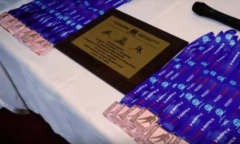 Видео церемонии награждения «Темиртау» бронзовыми медалями чемпионата Казахстана