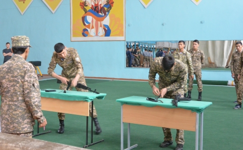 В Карагандинской области состоялась олимпиада по начальной военной подготовке